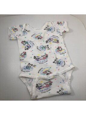 Dundee Disney Babies Newborn snap tshirt Baby Mickey Minnie Twinkle Twinkle